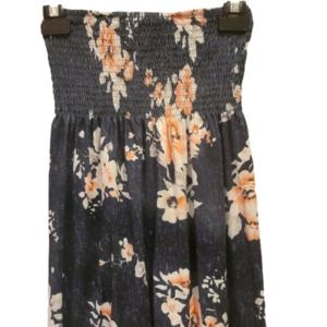 🌈  Floral Strapless Top